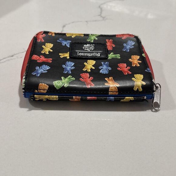 Vegan Faux Leather Loungefly Sour Patch Kid Wallet - Picture 12 of 13
